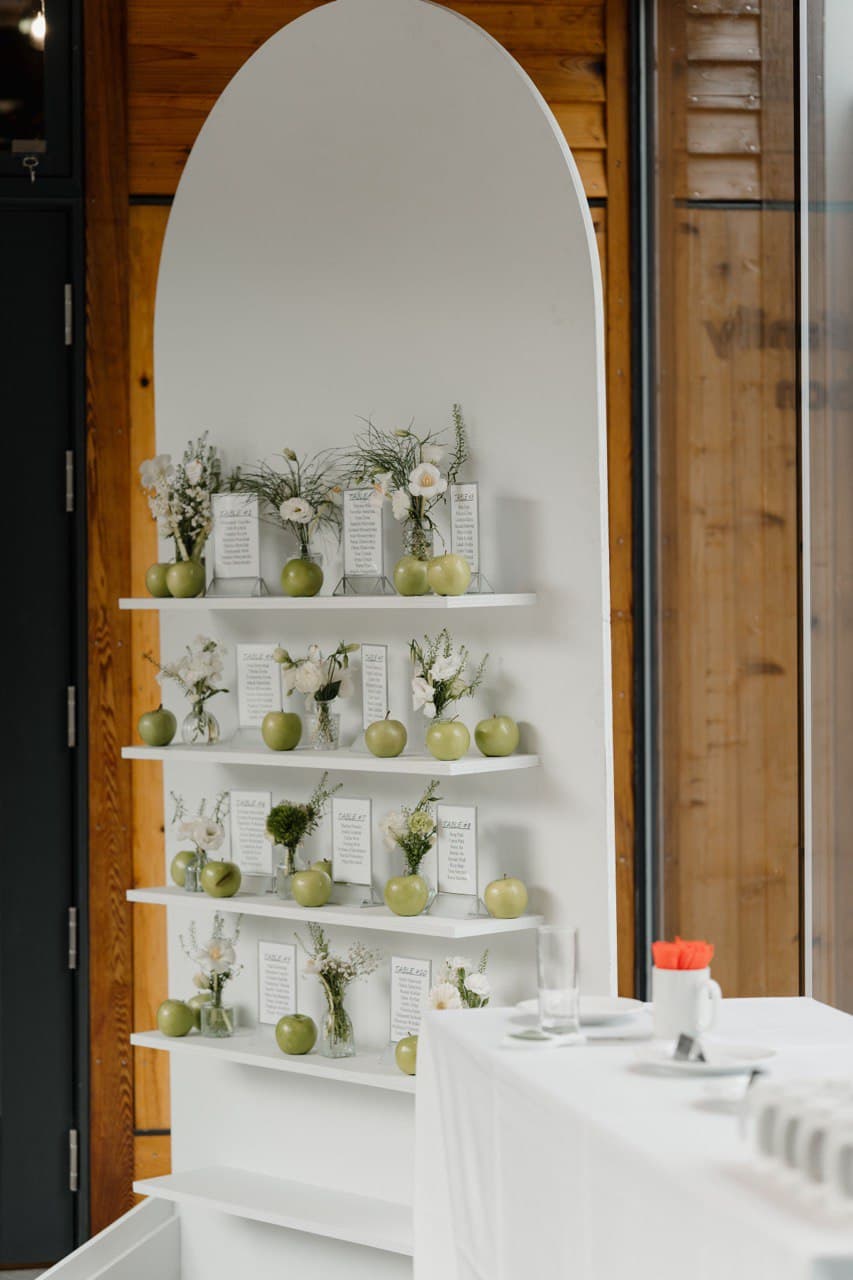 White Green Wedding 2