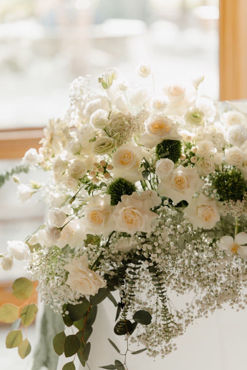 White Green Wedding 3