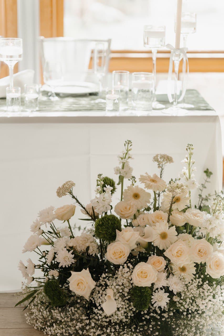 White Green Wedding 16